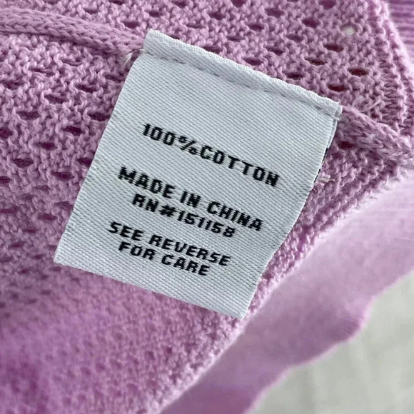 525 Loose knit light Sweater Womens XL pink 4120 - Picture 4 of 7